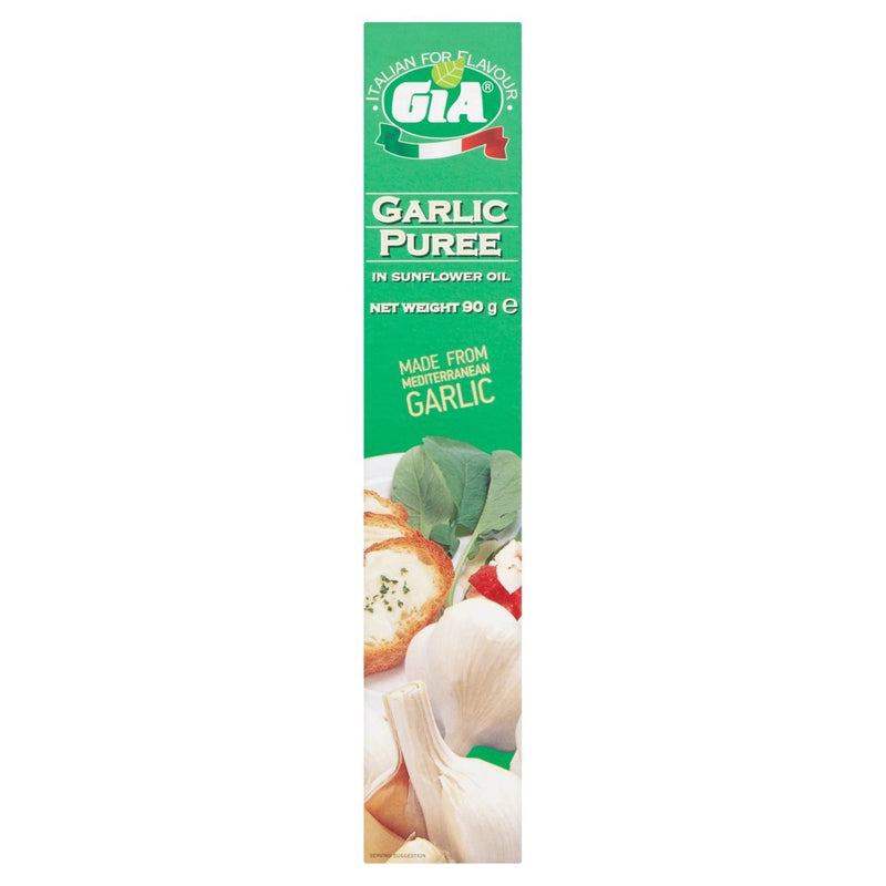 Gia Garlic Puree in Sunflower Oil 90g - BritishGram.com