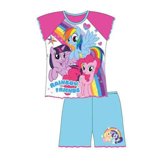 Girls Toddler My Little Pony Shortie Pyjamas - BritishGram.com