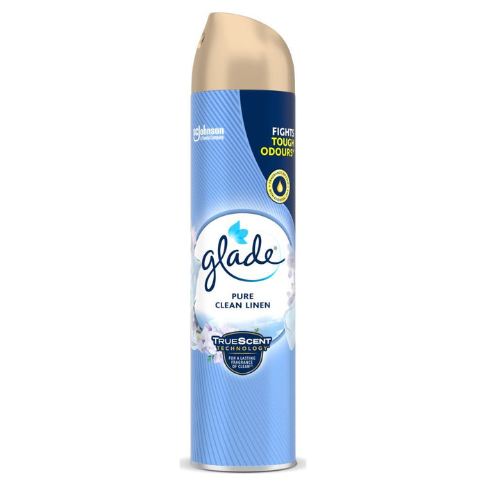 Glade Aerosol Clean Linen Air Freshener 300ml - BritishGram.com