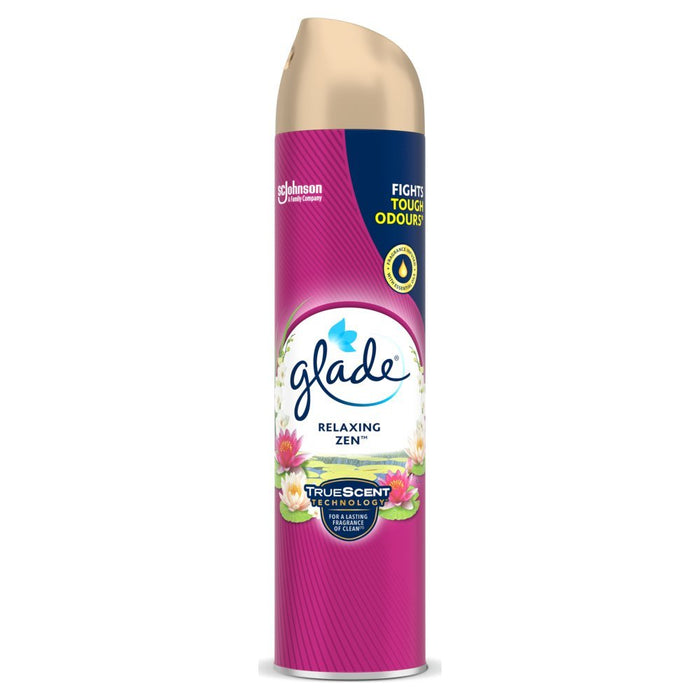 Glade Aerosol Relaxing Zen Air Freshener 300ml - BritishGram.com