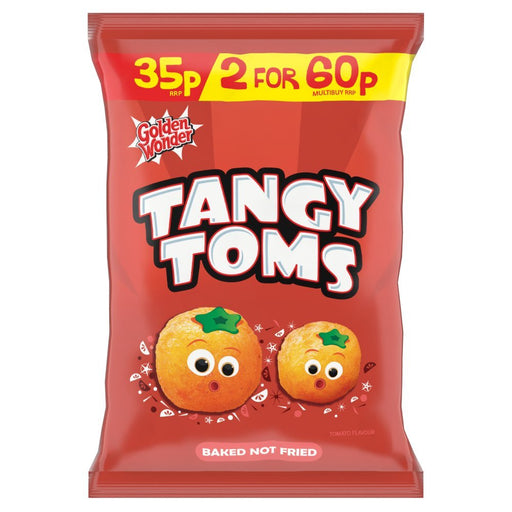 Golden Wonder Tangy Toms 22g (Box of 36) - BritishGram.com