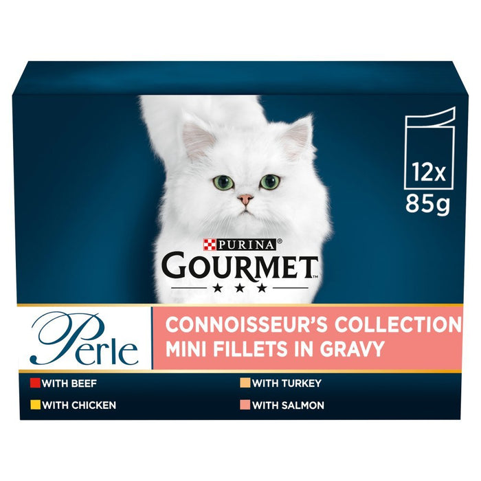 GOURMET Perle Mini Fillets in Gravy 12 x 85g (Case of 4) - BritishGram.com