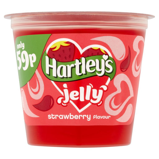Hartley's Jelly Strawberry Flavour, 125g (Case of 12) - BritishGram.com