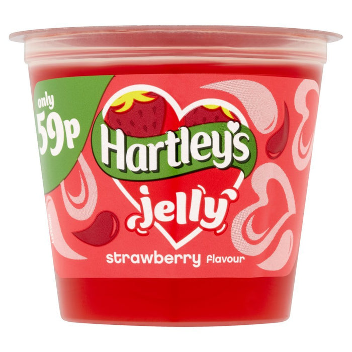 Hartley's Jelly Strawberry Flavour, 125g (Case of 12) - BritishGram.com