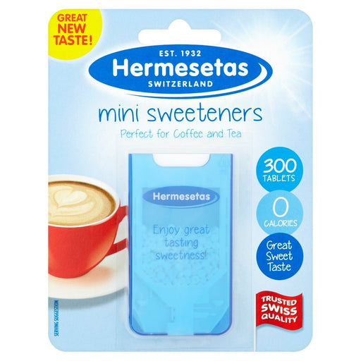Hermesetas Mini Sweeteners, 300 Tablets 4.2g - BritishGram.com