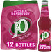 J2O Fruit Blend Apple & Raspberry, 275ml (Case of 12) - BritishGram.com
