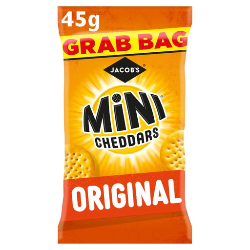 Jacob's Mini Cheddars Original Snacks 45g (Box of 30) - BritishGram.com