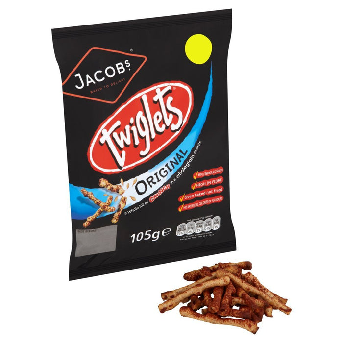 Jacob's Twiglets Original PMP 105g (Box of 12) - BritishGram.com