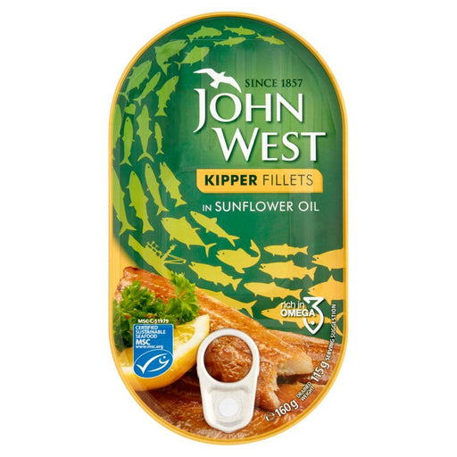 John West Kipper in Sunflower Oil 145g - BritishGram.com