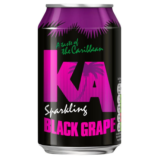 KA Sparkling Black Grape, 330ml (Case of 24) - BritishGram.com