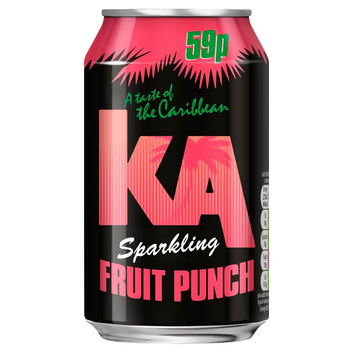 KA Sparkling Fruit Punch, 330ml (Case of 24) - BritishGram.com