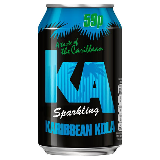 KA Sparkling Karibbean Kola, 330ml (Case of 24) - BritishGram.com