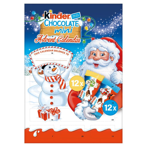 Kinder Chocolate Mini Advent Calendar 135g - BritishGram.com