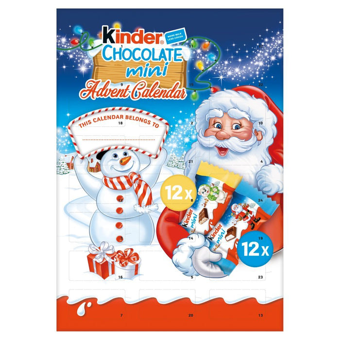 Kinder Chocolate Mini Advent Calendar 135g - BritishGram.com