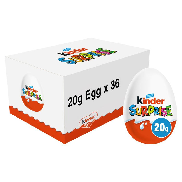 Kinder Surprise Egg 20g (Box of 36) - BritishGram.com
