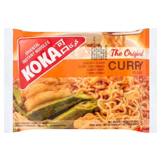 Koka The Original Curry Flavour Oriental Instant Noodles, 85g (Box of 30) - BritishGram.com