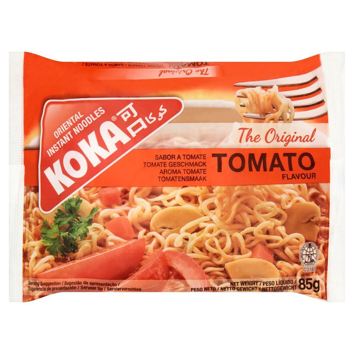 Koka Tomato Original Instant Noodles, 85g (Box of 30) - BritishGram.com