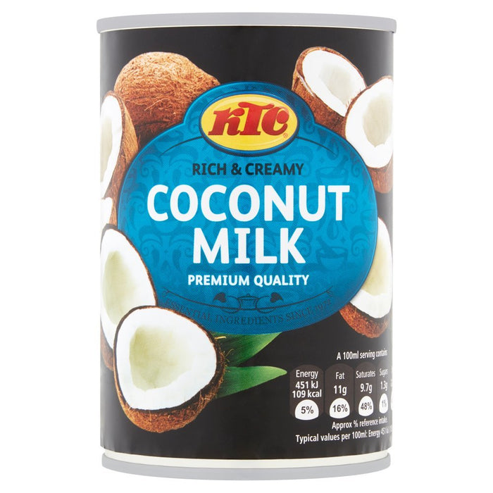 KTC Coconut Milk 400ml (Case of 6) - BritishGram.com