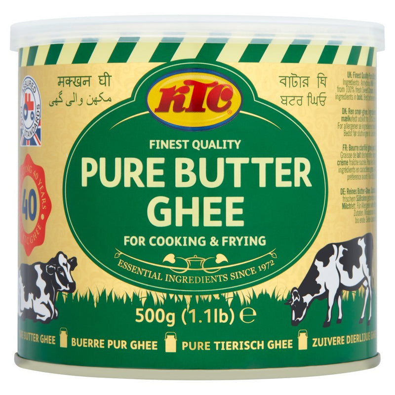 KTC Finest Quality Pure Butter Ghee, 500g - BritishGram.com
