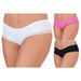 Ladies Midi Briefs With Lace - BritishGram.com
