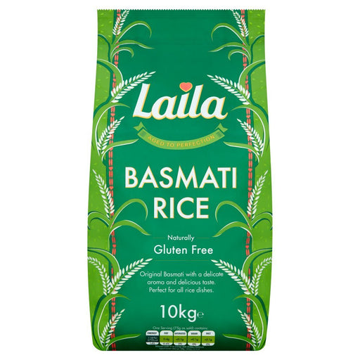 Laila Basmati Rice 10kg - BritishGram.com
