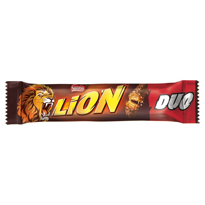 Lion Milk Chocolate Duo Bar, 60g (Box of 28) - BritishGram.com