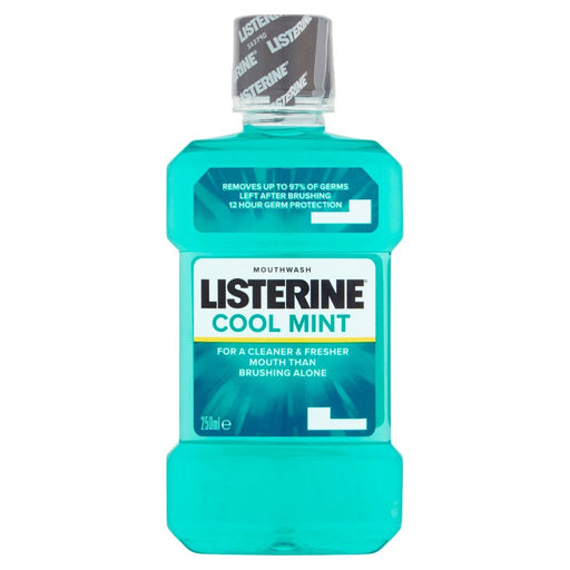 Listerine Cool Mint Mouthwash, 250ml (Case of 6) - BritishGram.com