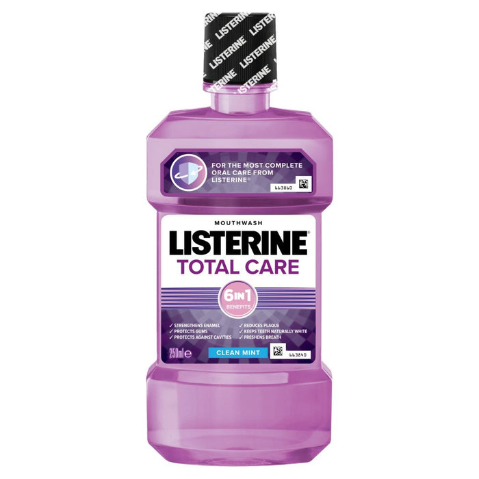 Listerine Total Care Mouthwash, 250ml (Case of 6) - BritishGram.com