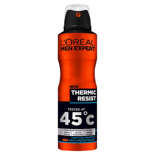L'Oreal Men Expert Thermic Resist 48H Anti - Perspirant Deodorant, 250ml - BritishGram.com