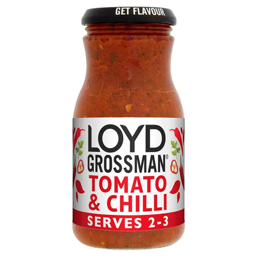 Loyd Grossman Tomato & Chilli Sauce PMP 350g (Case of 6) - BritishGram.com