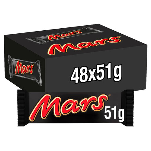 Mars Chocolate Bar PMP 51g (Box of 48) - BritishGram.com