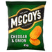 McCoy's Cheddar & Onion Grab Bag Crisps 45g (Box of 26) - BritishGram.com