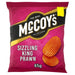 McCoy's Sizzling King Prawn Sharing Crisps PMP 65g (Box of 20) - BritishGram.com