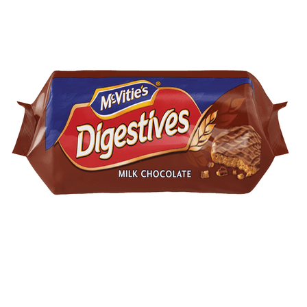 McVitie's Digestives Milk Chocolate PMP 266g - BritishGram.com
