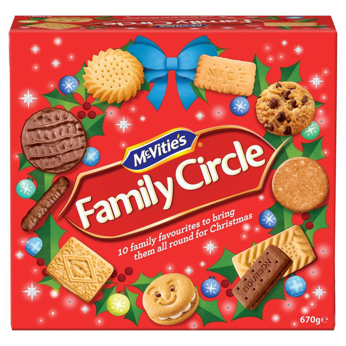Mcvitie's Family Circle Biscuits 400g - BritishGram.com