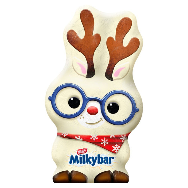 Milkybar White Chocolate Christmas Reindeer 88g - BritishGram.com