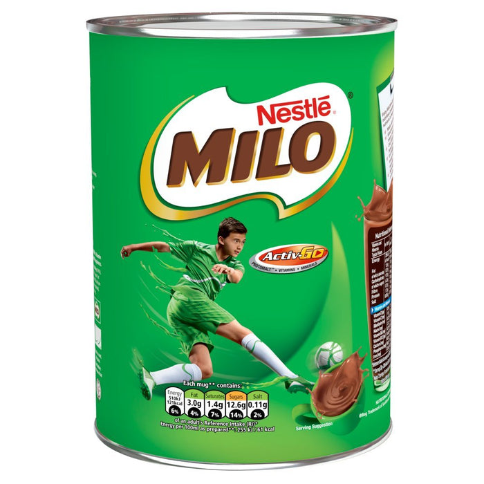 Milo Instant Malt Chocolate Drinking Powder Tin 400g - BritishGram.com