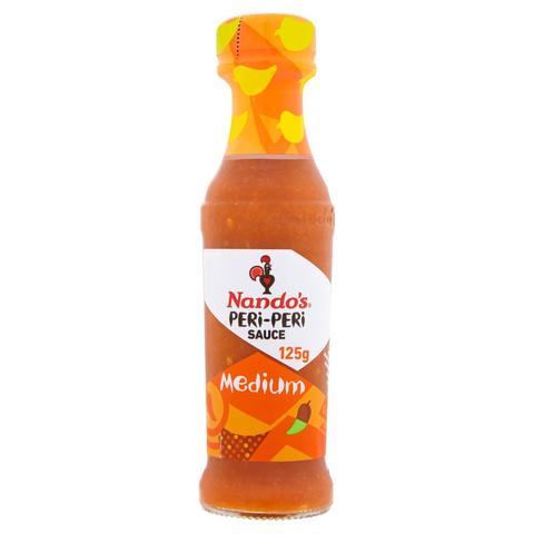 Nandos Peri Peri Sauce Medium PMP 125g (Case of 6) - BritishGram.com