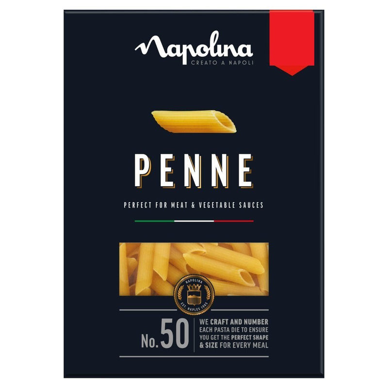 Napolina Penne Pasta PMP 500g - BritishGram.com