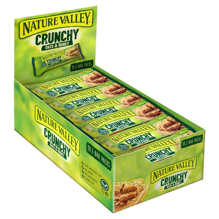Nature Valley Crunchy Oats & Honey PMP 42g (Box of 18) - BritishGram.com