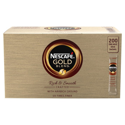 NESCAFÉ Gold Blend Instant Coffee 200 Sachets x 1.8g - BritishGram.com