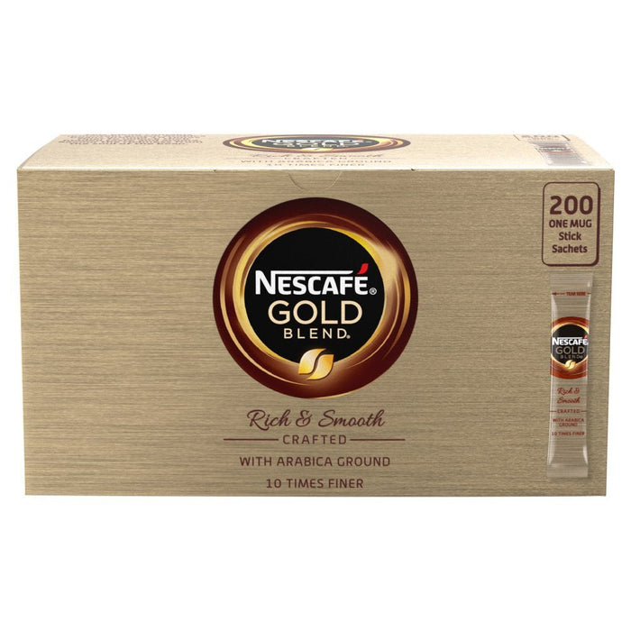 NESCAFÉ Gold Blend Instant Coffee 200 Sachets x 1.8g - BritishGram.com