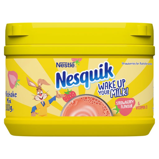 Nesquik Strawberry Flavoured Milkshake Powder, 300g (Case of 10) - BritishGram.com
