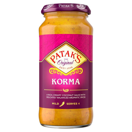 Patak's Korma Curry Sauce 450g - BritishGram.com