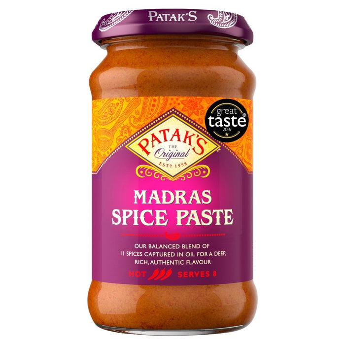 Patak's Madras Spice Paste 283g - BritishGram.com