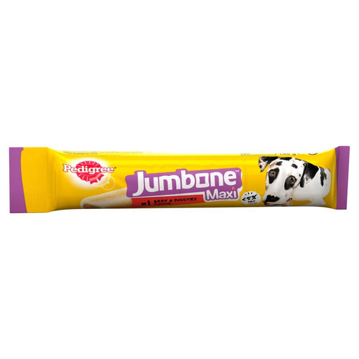 Pedigree Jumbone Large Dog Treat with Beef & Poultry 1 Maxi Chew, 180g (Box of 12) - BritishGram.com