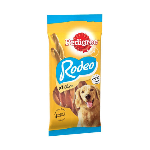 Pedigree Rodeo Adult Dog Treats Chicken 7 Sticks 123g (Box of 12) - BritishGram.com