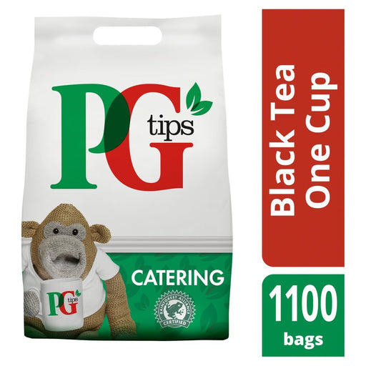 PG Tips Original 1100 One Cup Tea Bags - BritishGram.com