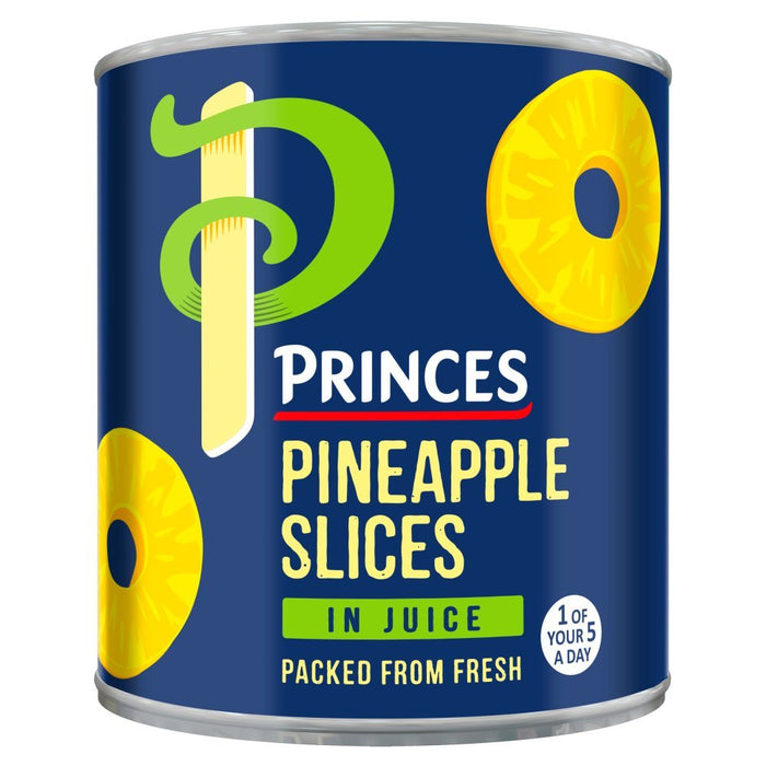 Princes Pineapple Slices in Juice, 432g (Case of 6) - BritishGram.com