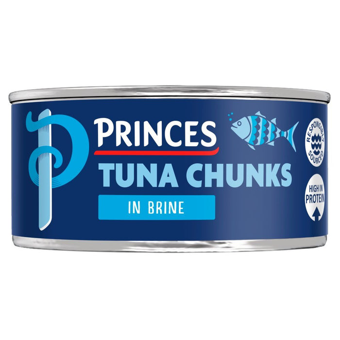 Princes Tuna Chunks in Brine 145g (Case of 12) - BritishGram.com